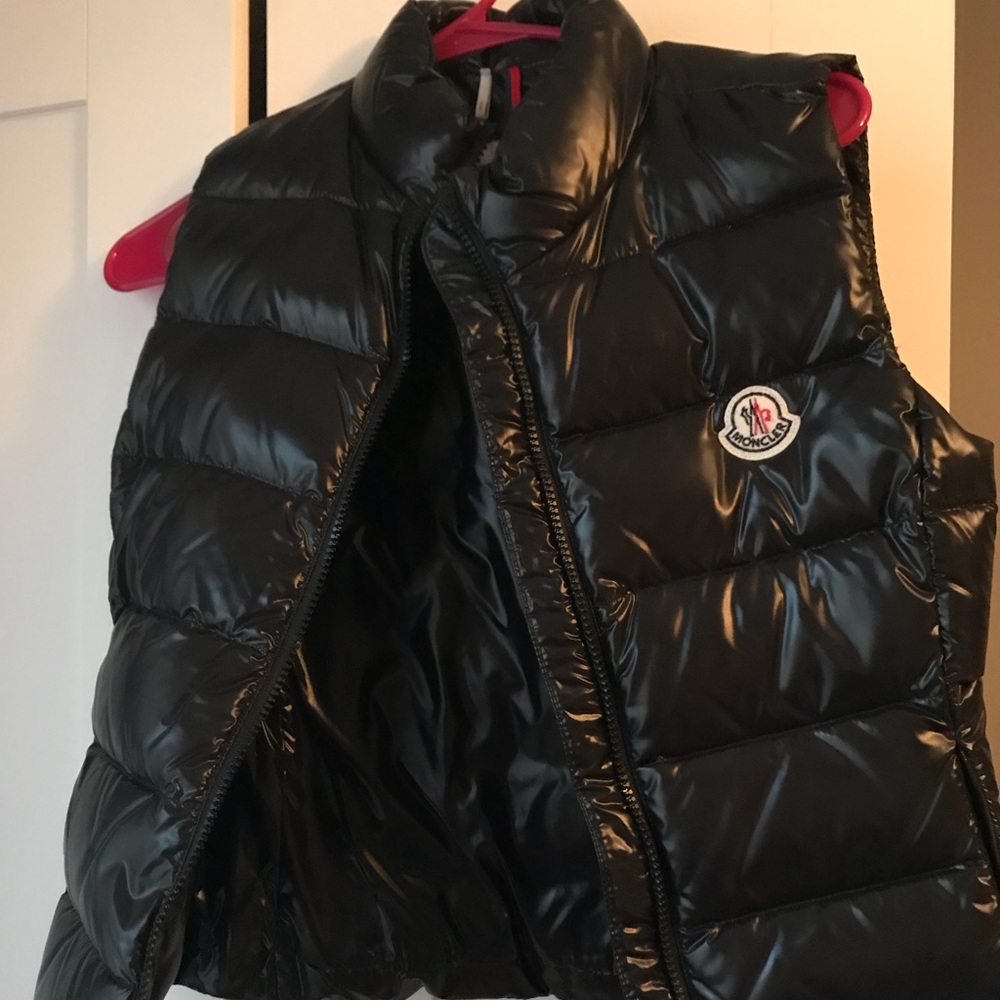 Moncler authentic black kids vest